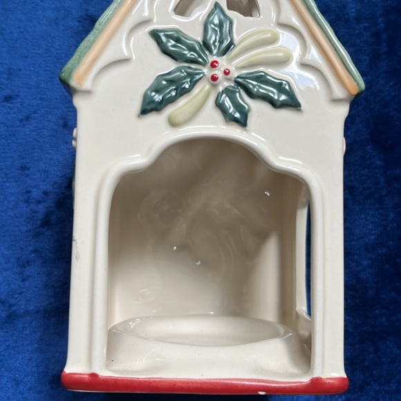 Lenox Winter Greetings Birdhouse Votive Tea Light Candle Holder Discontinued! - Picture 8 of 14